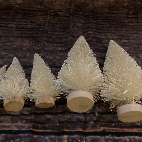 Handmade Tree Decoration Set! Green Trees, White Trees, and Golden Sparkle Trees - Picture 14 of 16